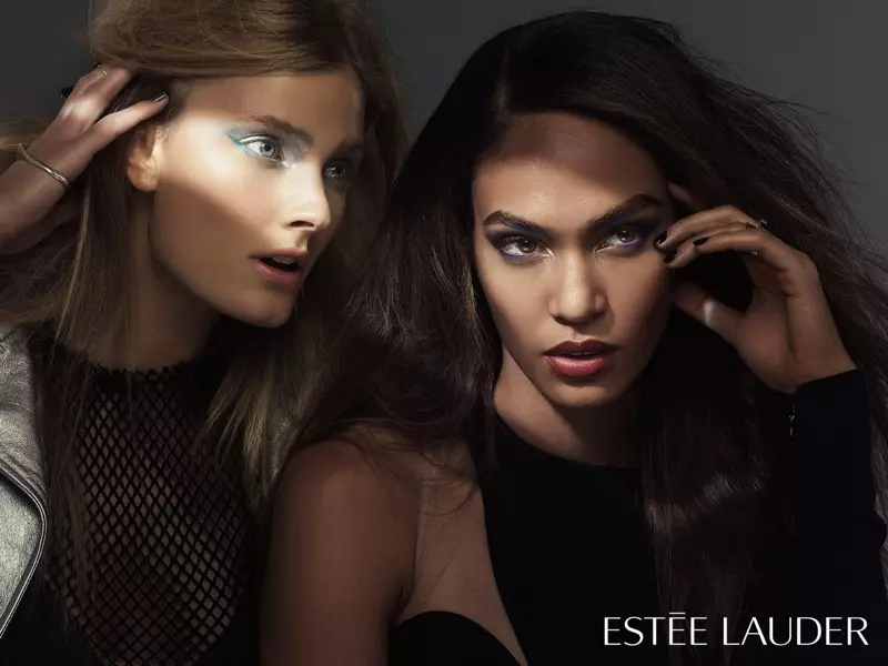 Joan Smalls + Constance Jablonski Wow sa Estee Lauder Images