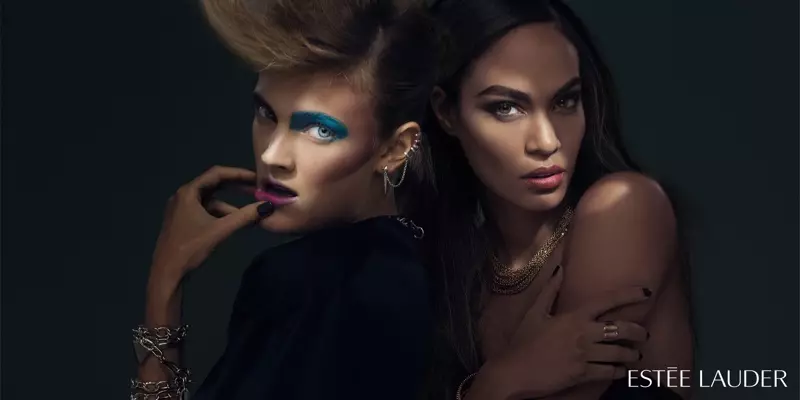 Joan Smalls + Constance Jablonski Wow i Estee Lauder-bilder