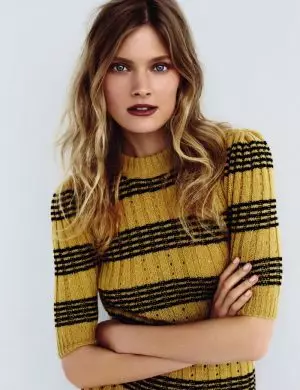 Constance Jablonski wọ Fall Lipstick Shades fun ELLE Spain