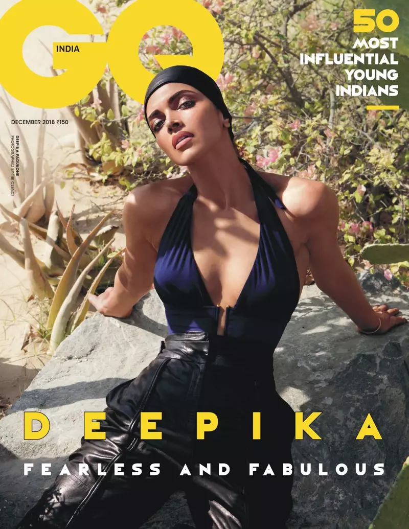 迪皮卡·帕度柯妮 (Deepika Padukone) 登上 GQ India 2018 年 12 月封面