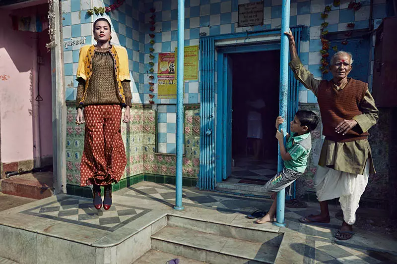 Colston Julian yn cipio Pallavi Singh ar gyfer Harper's Bazaar India