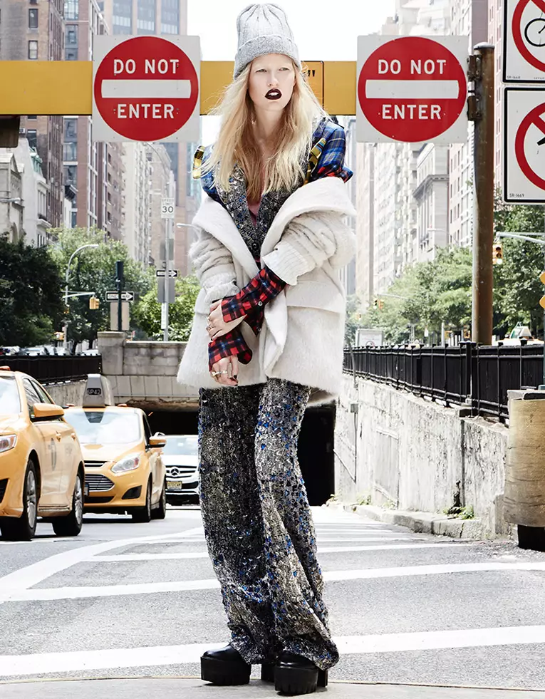 Louise Parker is een rebel voor Elle Australia Feature door Manolo Campion