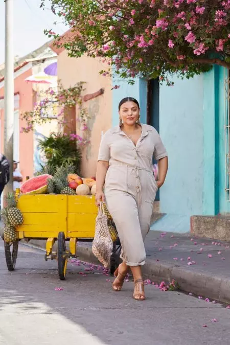 Paloma Elsesser zvijezde u kampanji Violeta by Mango proljeće 2019