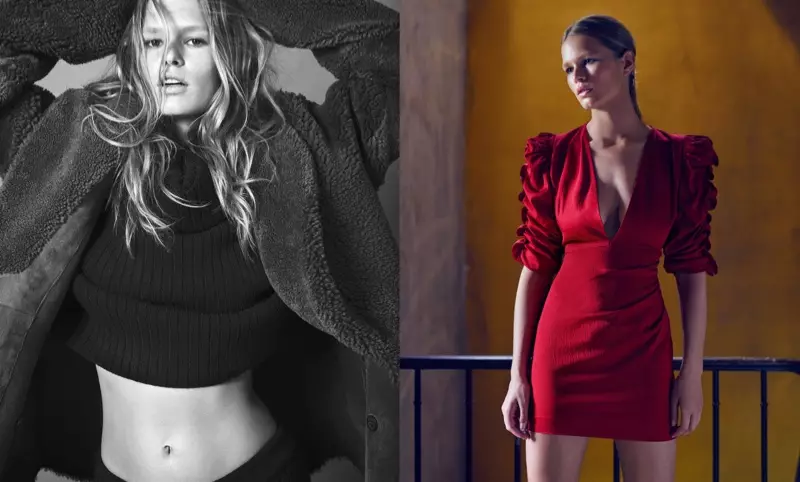 Anna Ewers membintangi kempen musim luruh-musim sejuk 2017 Mango