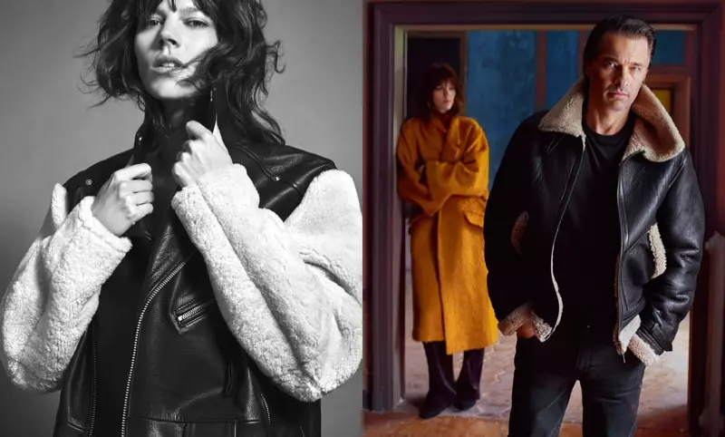 Freja Beha Erichsen e Olivier Martinez lideram a campanha outono-inverno 2017 da Mango