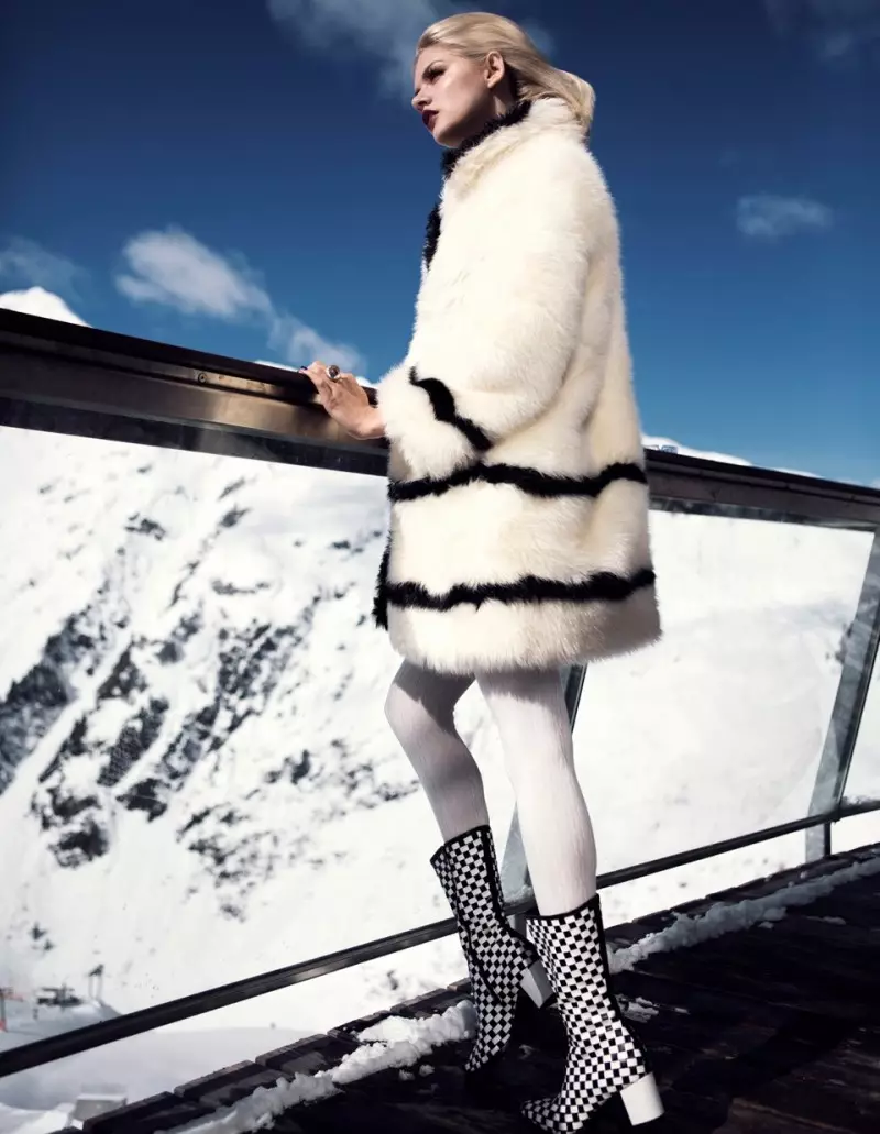 Martina Dimitrova Stuns in the Snow for DV Mode by Fredrik Wannerstedt