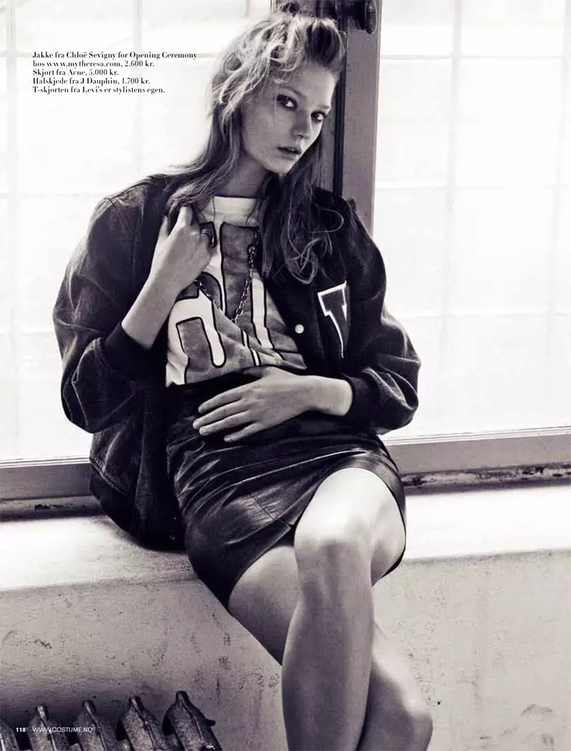 Johanna Jonsson por Mikael Schulz para Costume Norway abril 2012