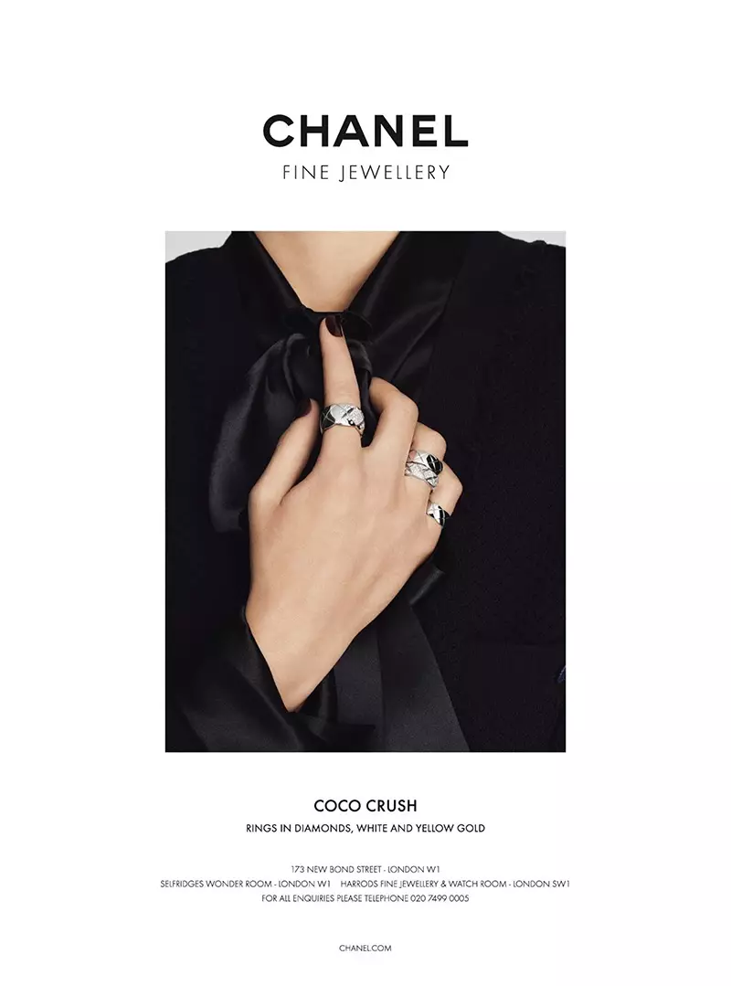 Рекламна кампания за изящни бижута на Chanel