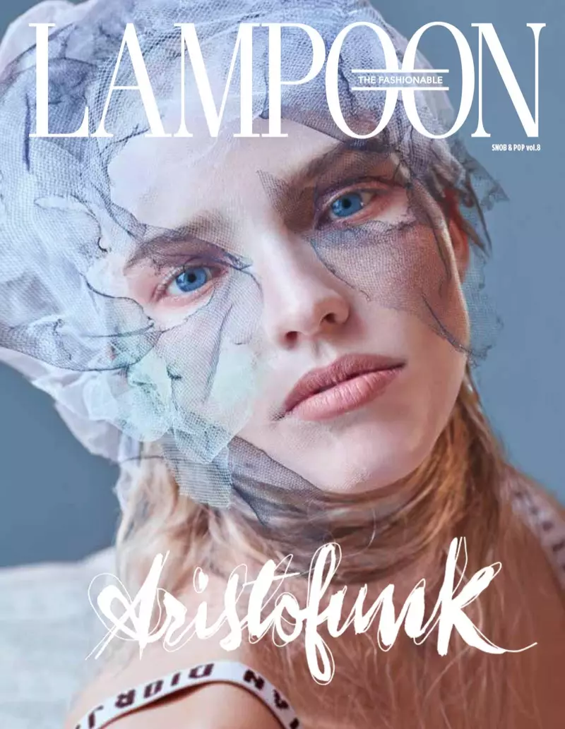 Sasha Luss på The Fashionable Lampoon Volume 8 Cover