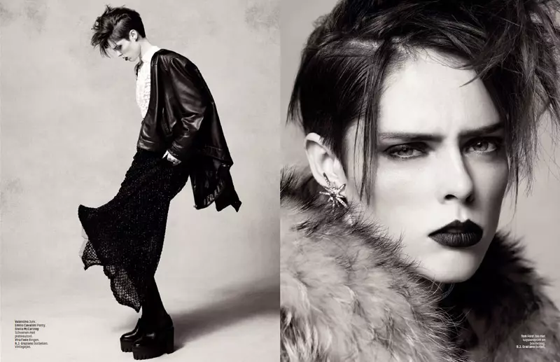 Coco Rocha Rocks រចនាប័ទ្មថ្មីសម្រាប់ L'Officiel Netherlands Spread