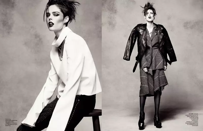 Coco Rocha Blat l-Istil Ġdid għal L'Officiel Netherlands Spread