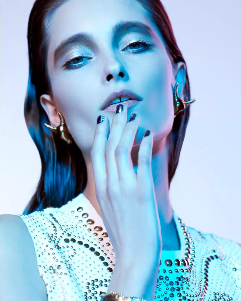 Iekeliene Stange Dons Fine Jewelry Looks for Vogue Portugal by Enric Galceran