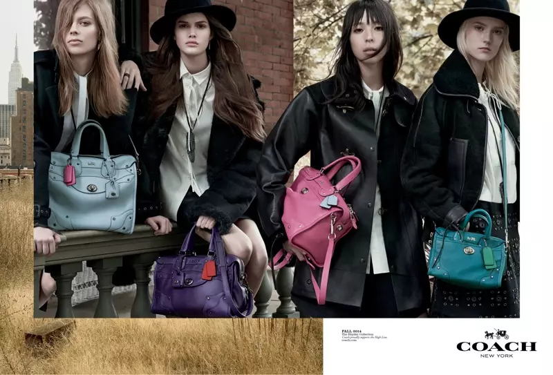 Unha imaxe da campaña outono-inverno 2014 de Coach