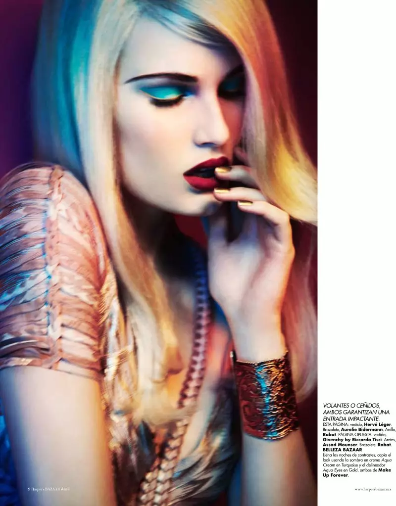 Alla Kostromicheva ni JM Ferrater para sa Harper's Bazaar Mexico Abril 2012