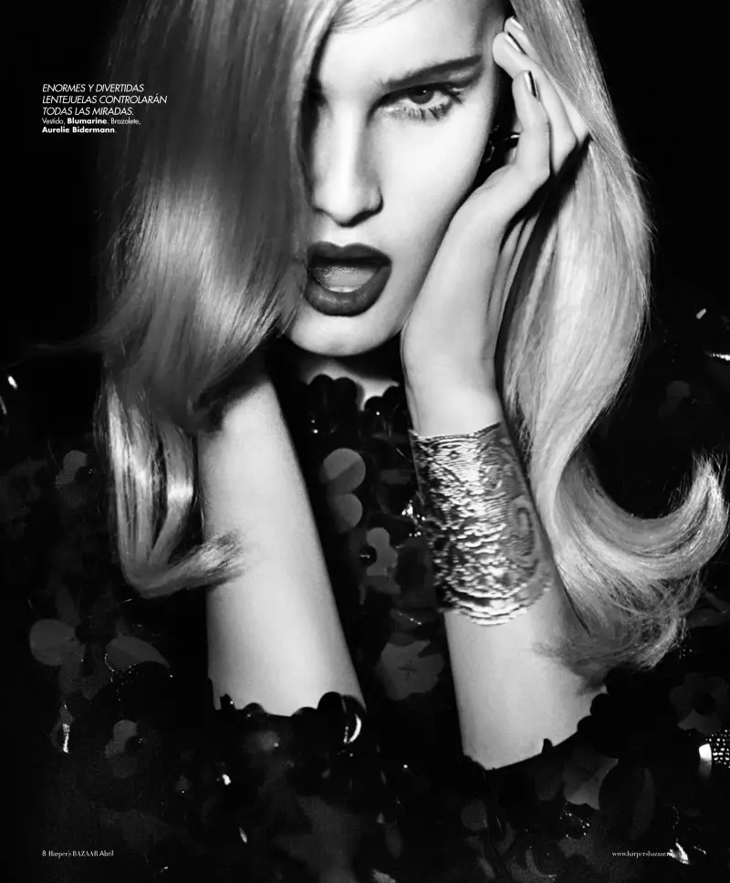 Alla Kostromicheva nataon'i JM Ferrater ho an'ny Harper's Bazaar Mexico Aprily 2012