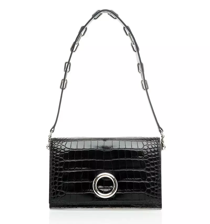 Alexander Wang Riot Croc Clutch Convertible Embossed