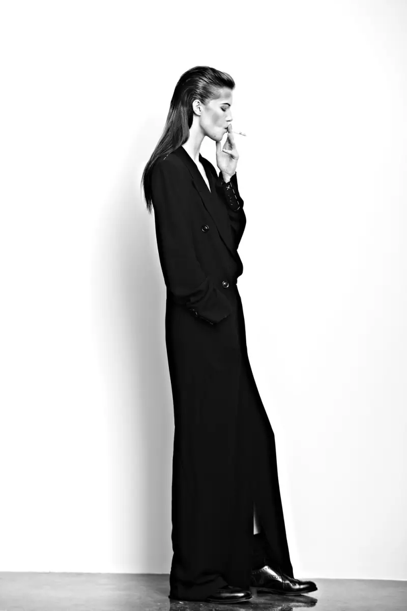 Kasia Struss Sports Menswear Looks for Hugh Lippe in Exit Magazine F/W 2012