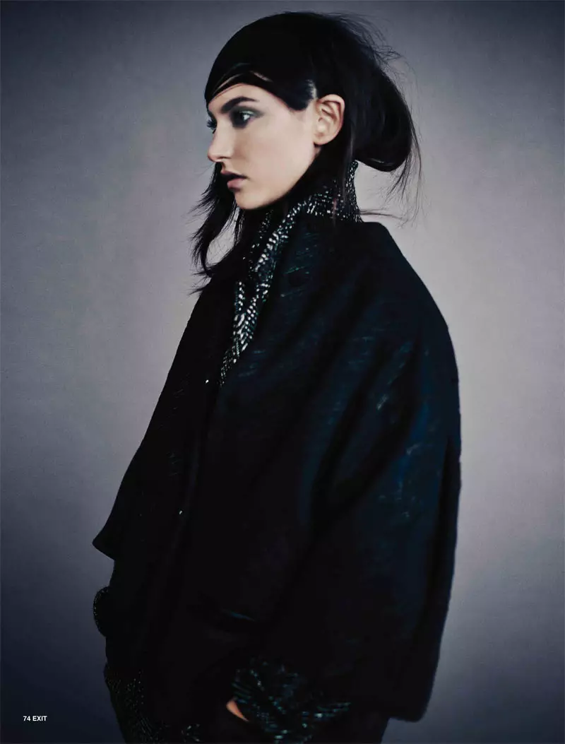 Jacquelyn Jablonski Dons Sleek Style για το Exit Magazine F/W 2012