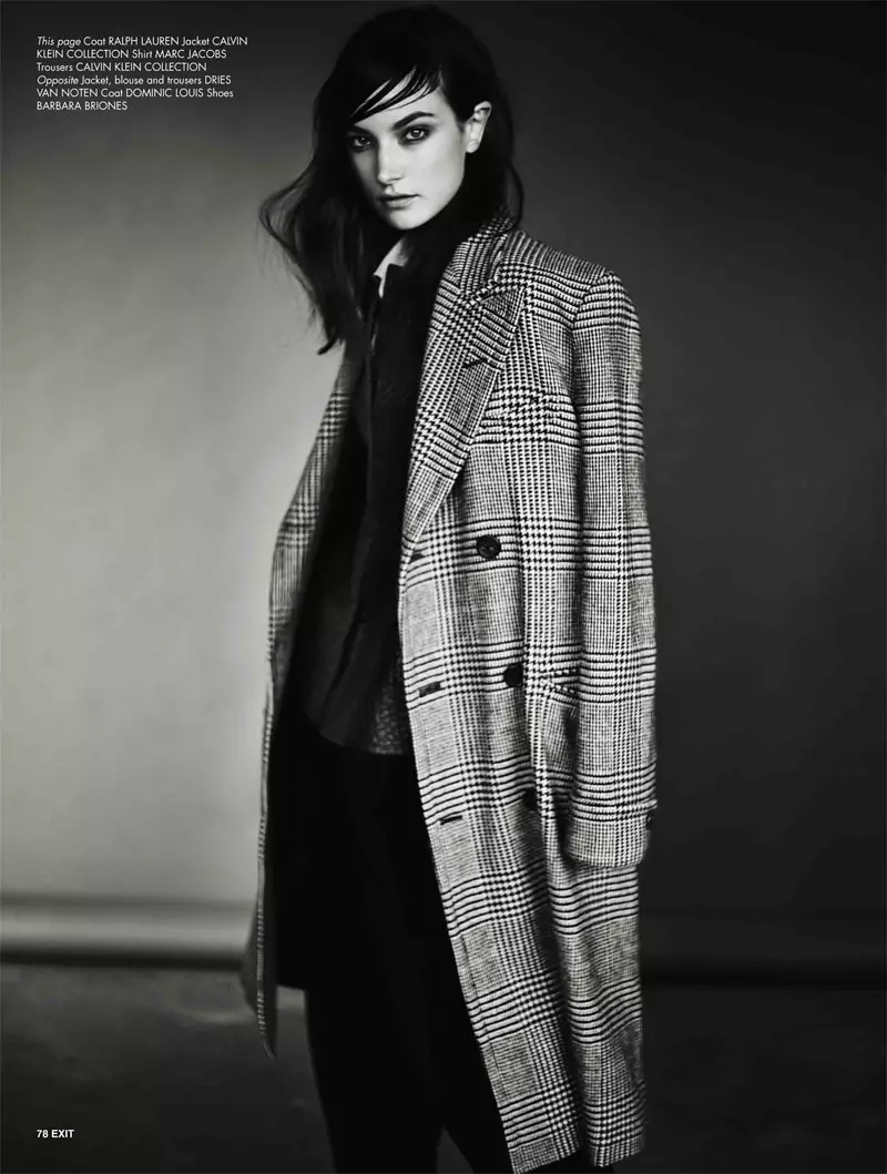 Jacquelyn Jablonski Dons Sleek Style yo gusohoka Ikinyamakuru F / W 2012