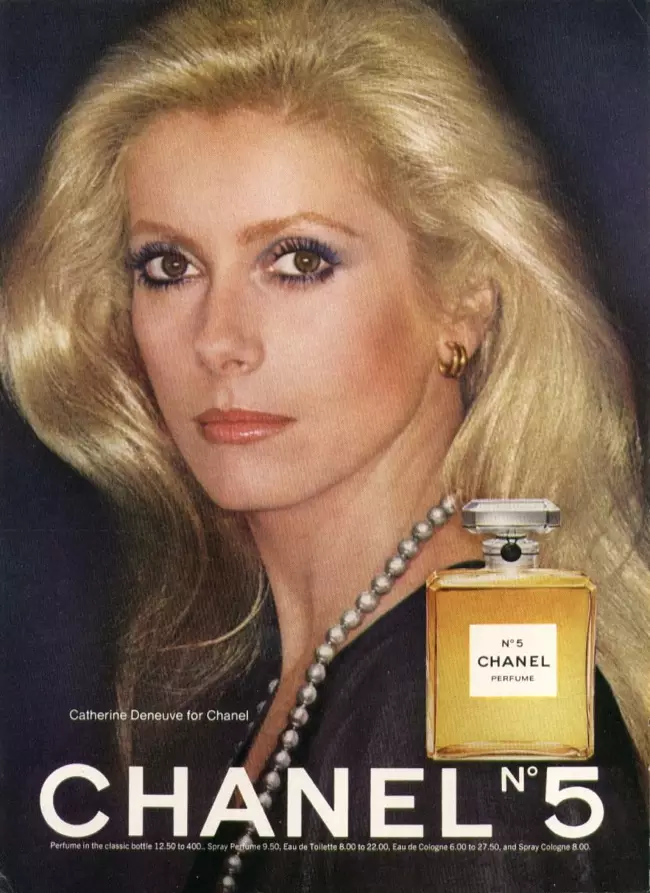 Catherine Deneuve Chanel No. 5 (1970eko hamarkada)