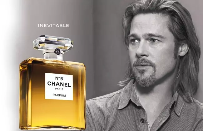 Brad Pitt mo Chanel Numera 5 (2012)