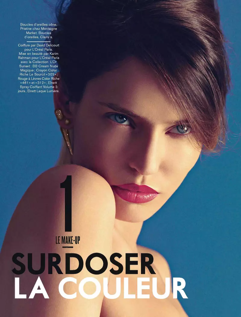 Bianca Balti pozeaza pentru Nico in Glamour France's Cover Shoot din mai 2013