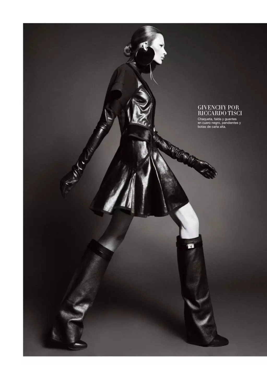 Bette Franke Goes to the Dark Side para sa Harper's Bazaar Spain Oktubre 2012