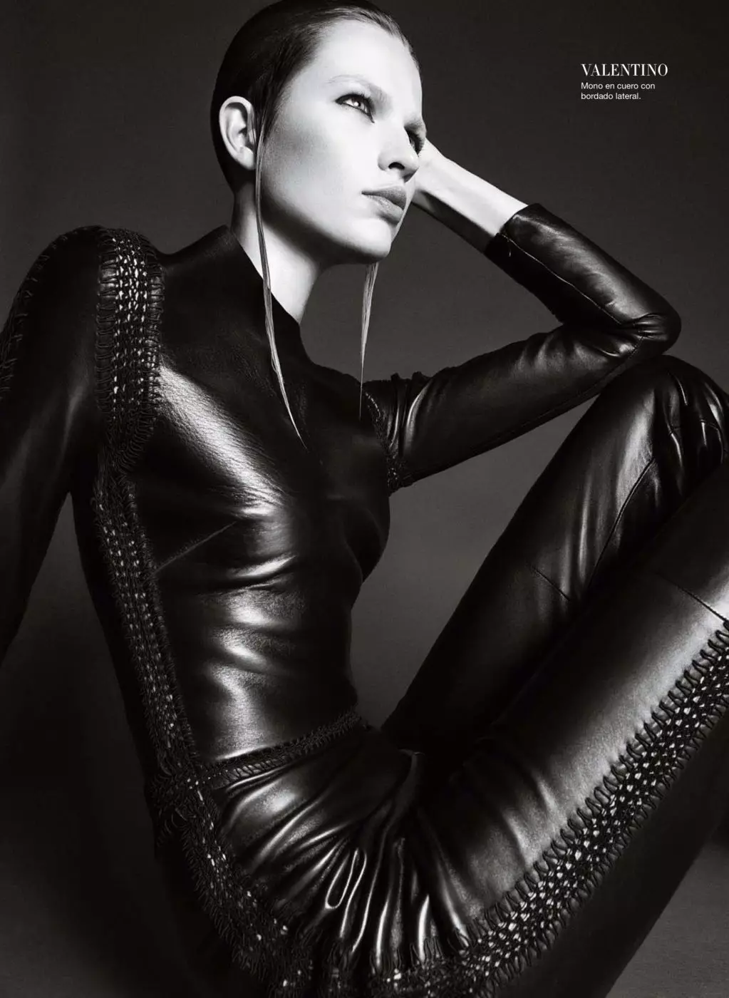 Bette Franke Goes to the Dark Side for Harper's Bazaar Spain اکتوبر 2012