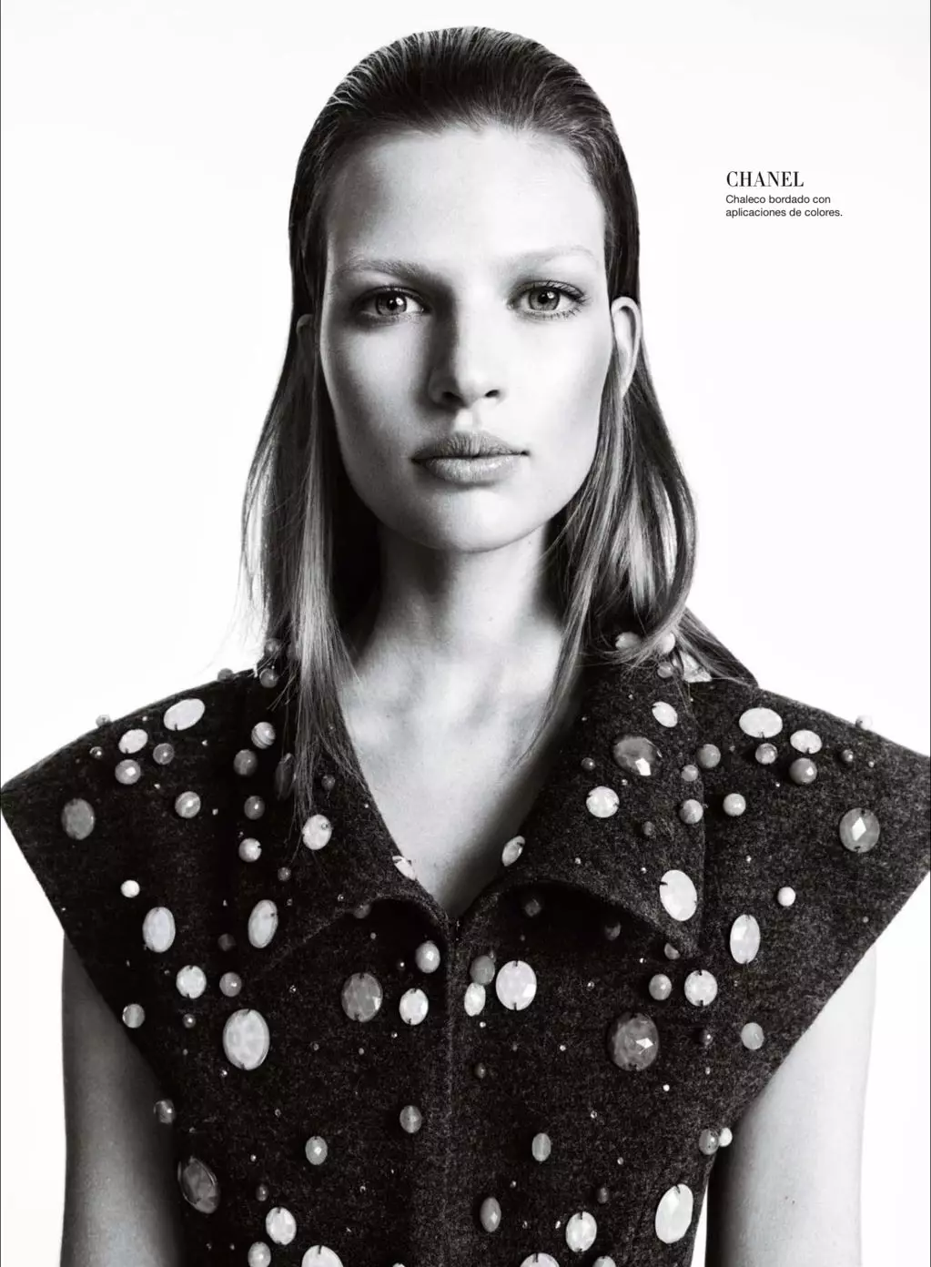 Η Bette Franke Goes to the Dark Side για το Harper's Bazaar Ισπανία τον Οκτώβριο του 2012