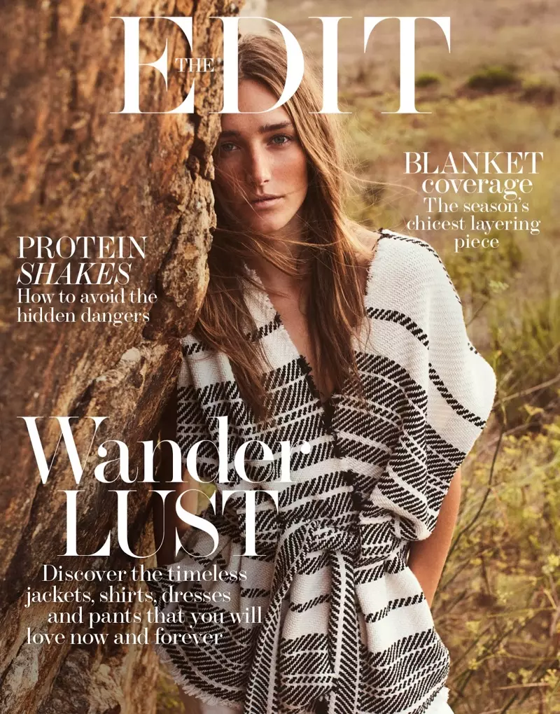 Josephine le Tutour på The Edit 5. januar 2017 Forside