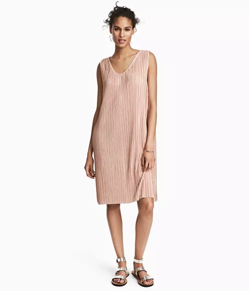 H&M Pleated Dress