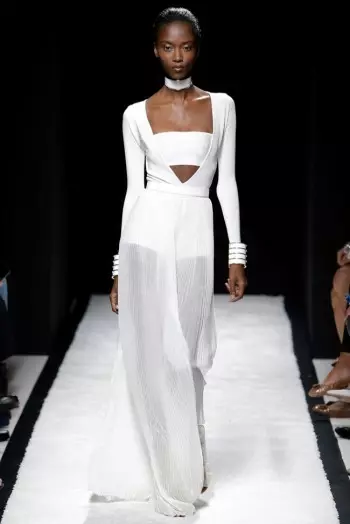 Balmain Spring 2015: Tingal linier