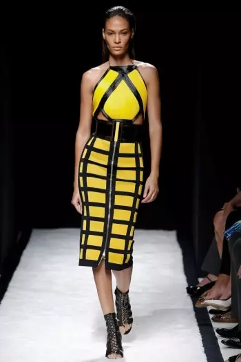 Balmain Primavera 2015: un look lineare