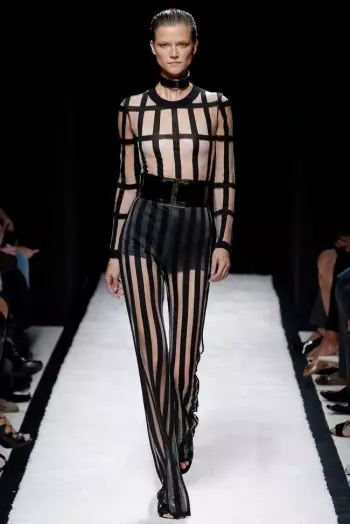 Balmain Spring 2015: Lineární pohled