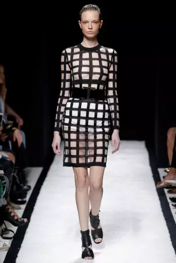 Balmain Spring 2015: A Linear Look