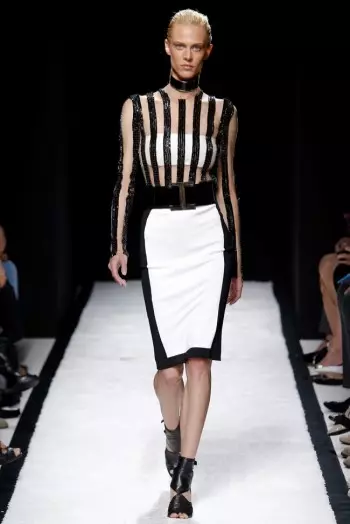 Balmain Spring 2015: A Linear Look