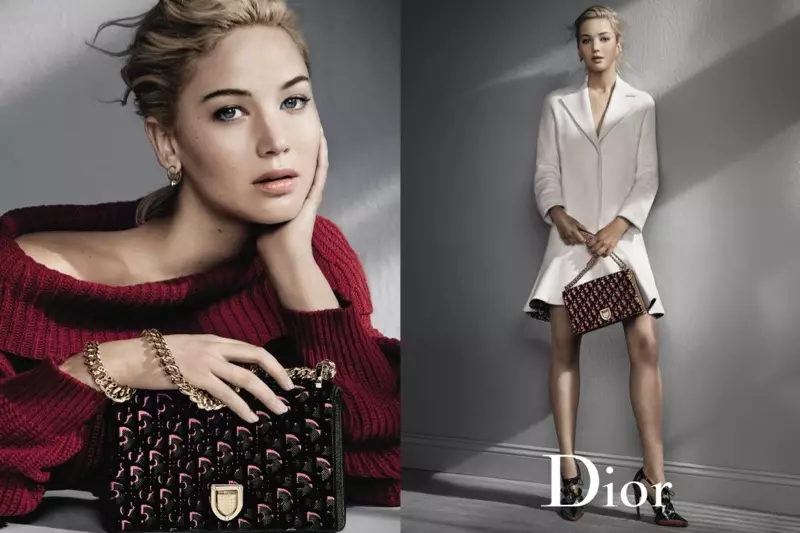 เจนนิเฟอร์ ลอว์เรนซ์ นำแสดงในแคมเปญ Dior ในฤดูใบไม้ร่วงปี 2016