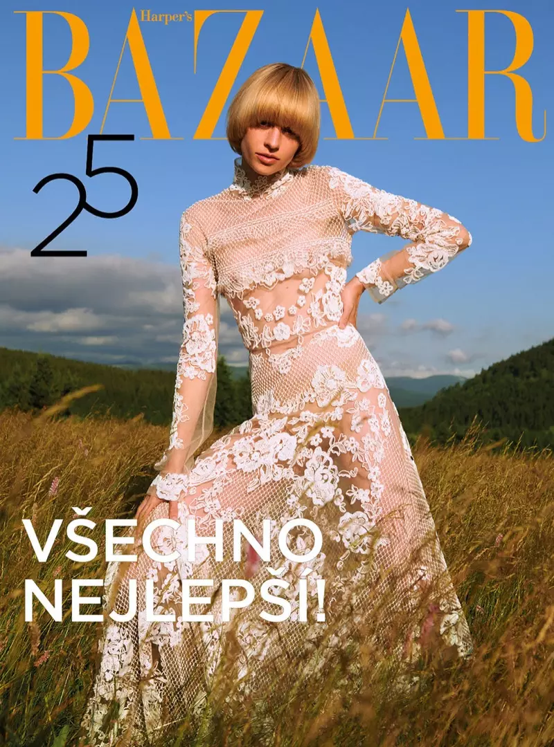 Քեսսիդի Փաթնամը աշնանային նորաձևությամբ կեցվածք է ընդունում Harper's Bazaar Czech-ի համար