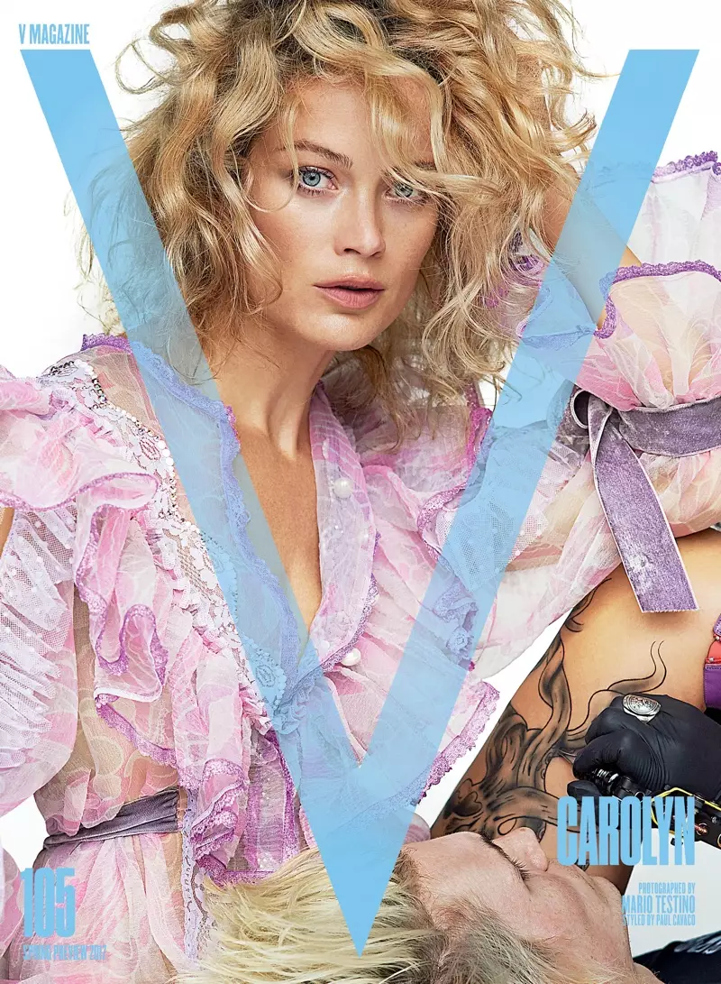 Carolyn Murphy op V Magazine Spring Preview 2017 Cover