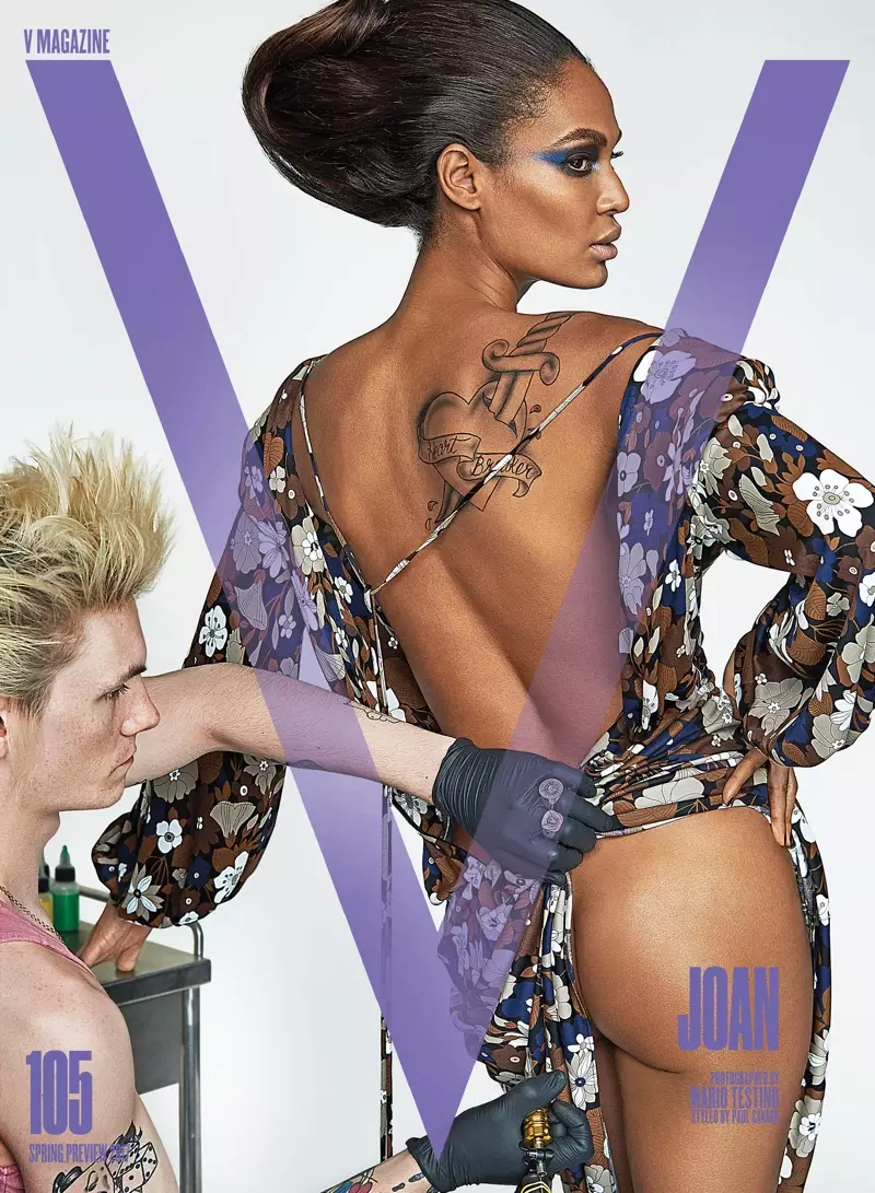 Joan Smalls op V Magazine Spring Preview 2017 Cover