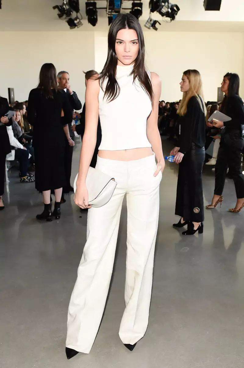 Kendall Jenner se účastní přehlídky Calvin Klein Collection podzim-zima 2016 prezentované na New York Fashion Week. Foto: BFA NYC