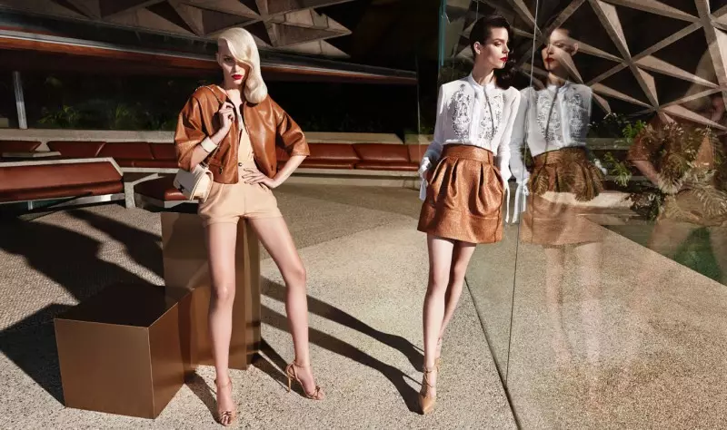 Meghan Collison + Aline Weber para sa Elisabetta Franchi Spring/Summer 2014 Campaign