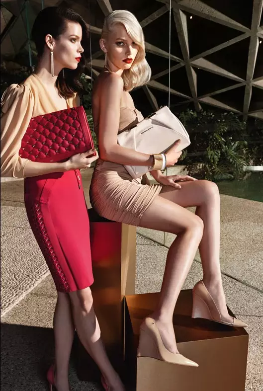 Meghan Collison + Aline Weber para sa Elisabetta Franchi Spring/Summer 2014 Campaign