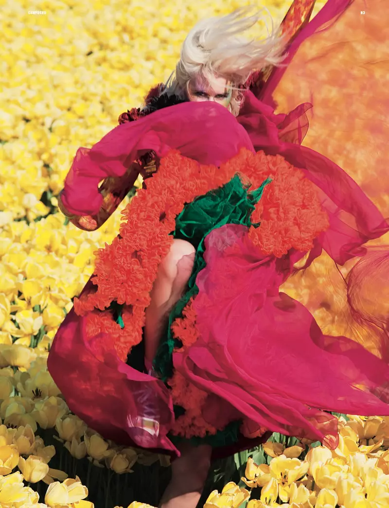 Lisanne de Jong por Viviane Sassen para Dazed & Confused julho de 2011