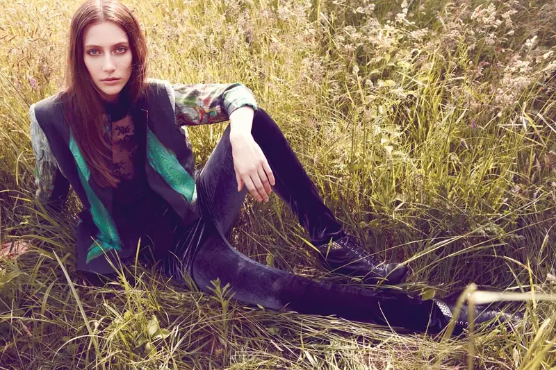 Alana Zimmer Soaks Up the Sun for Nicole Miller's Fall 2012 Campaign by Nagi Sakai