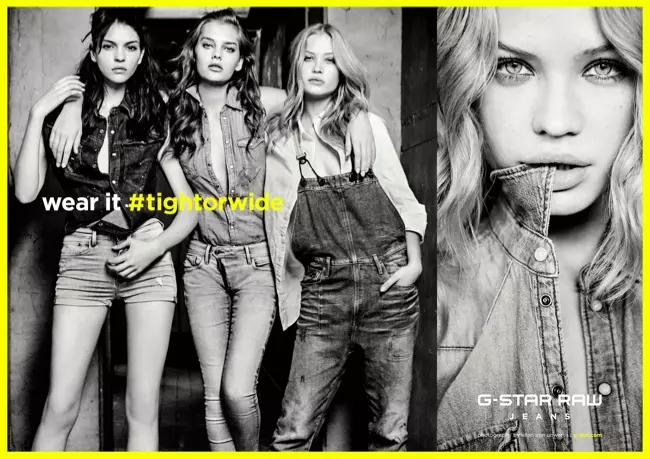 G-Star Raw Taps Ellen von Unwerth សម្រាប់យុទ្ធនាការនិទាឃរដូវឆ្នាំ 2015