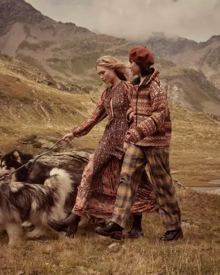 Kamilla və Lidiya Azad İnsanlar Bayramı üçün İsveçrə Alplarına yollanır '19