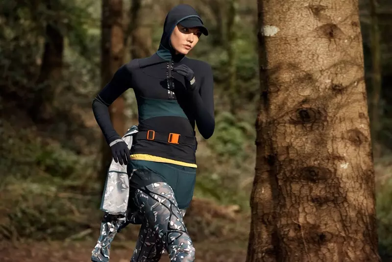 Karlie Kloss se mantiene en forma para la campaña otoño-invierno 2017 de adidas by Stella McCartney