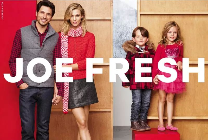 Karlie Kloss a bheidh ina réalta i bhfeachtas saoire Joe Fresh 2015