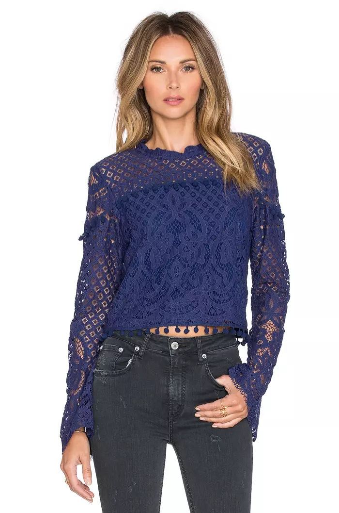 I-Tularosa Holly Top ku-Navy